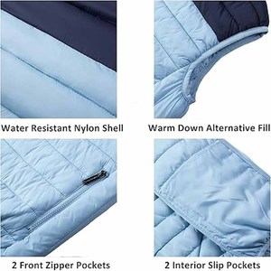 Blouson matelassé pour homme, veste à bulles, veste matelassée, capuche doublée, hiver, nouveau design tendance - Product Image 4