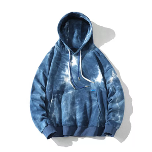 เสื้อสเวตเตอร์มีฮู้ดแขนยาวของผู้ชายผ้าคอตตอนสีไล่ระดับ100% ลำลองแฟชั่นสำหรับฤดูหนาว - Product Image 1