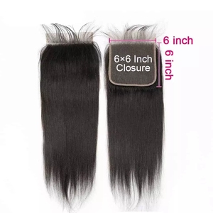 26 Inches Natural Straight Grade 100% Remy Virgin Human Hair Closure Raw Vietnamese <b>Wig</b> for <b>Braiding</b> Bulk Sale - Product Image 4