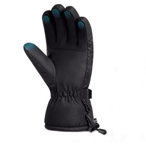 Gants de snowboard chauffants électriques imperméables et coupe-vent pour hommes et femmes, en polaire épaisse et chaude pour l'hiver, en polyester - Product Image 3