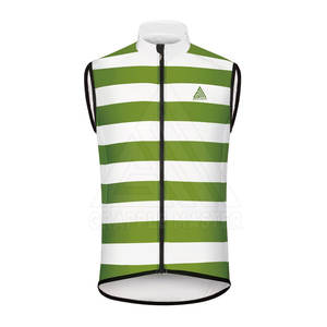 2024 nouveau stock gilet de cyclisme respirant léger avec design personnalisable coupe-vent et caractéristiques de taille plus pour les cyclistes - Product Image 1