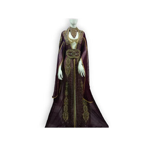 Vestido de caftán con cuentas más vendido, ropa islámica bordada a mano, vestido de caftán elegante para mujer a precio mayorista - Product Image 3