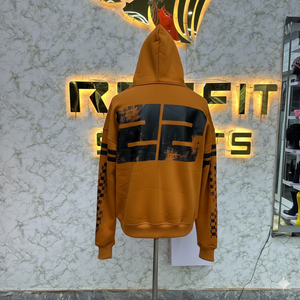 Sweat à capuche à fermeture éclair Musturd imprimé fabriqué en usine à bas prix sweats à capuche pour hommes sweats à capuche pour hommes - Product Image 5