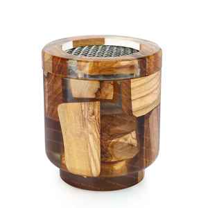 New Style Metal Resin Aromatherapy Diffuser <b>Incense</b> <b>Burner</b> Catalytic Fragrance <b>Incense</b> <b>Burner</b> Metal & Wood <b>Incense</b> <b>Burner</b> Holder - Product Image 3