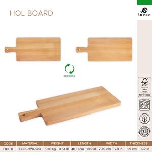Planche à découper en bois de luxe avec marque personnalisée, options d'étiquetage privé et qualité d'exportation, acier inoxydable inclus - Product Image 2