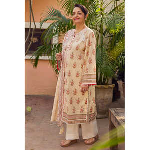 ชุดสูทผ้าลอนพิมพ์ลาย 3 ชิ้นสำหรับผู้หญิง พร้อมผ้าคลุมไหล่ รุ่น CL-62107 - Product Image 4