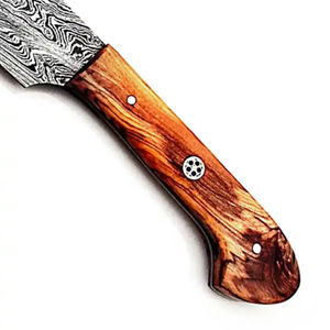 Cuchillo de Chef Japonés de Acero Forjado de Damasco de 8 Pulgadas, Mango de Madera de Olivo, Hojas de Acero Inoxidable Hechas a Mano, Ecológico, Apto para Lavavajillas - Product Image 3