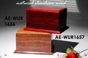 Urnes en bois pour animaux de compagnie extra petites pour cendres d'animaux de compagnie Urnes de crémation en cube moderne Mémorial en bois massif pour les êtres chers - Product Image 5