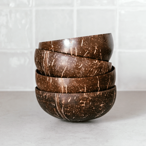 Tazón de cáscara de coco de madera Natural, alta calidad, con logotipo láser de grabado gratis para usar en cocina y decoración, 100% - Product Image 4