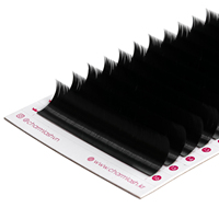 Premium Handmade Natural Long Silk <strong>Eyelash</strong> <strong>Extensions</strong> Easy Fanning Faux Mink No Glossy No Glue Residue <strong>Top</strong> Vendors BC Curl