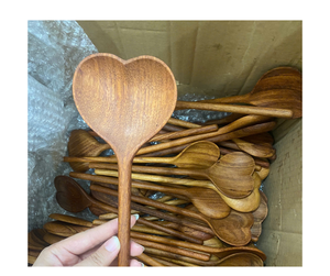 Cuchara de madera Premium de Vietnam, cuchara de madera hecha a mano ecológica para cocinar, hornear, té, especias, café, Exportación a granel lista - Product Image 3