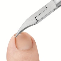 Coupe-ongles professionnels pour pédicure, outils pour paronychie, kits de manucure, acier inoxydable, durables, lame droite tranchante, grandes pinces, simples