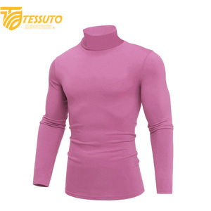 Pulls en tricot brodés pour hommes ODM 100% coton Couleur unie Motif entièrement respirant Séchage rapide Coupe-vent Confort d'hiver - Product Image 2