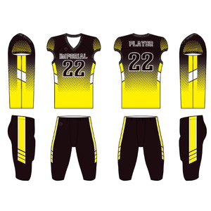 Youth Gridiron Football Jerseys Reversible & Custom Options Sublimation Embroidery & <b>Applique</b> American Football Jersey - Product Image 1
