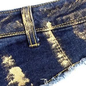 Mini pantalon en jean sexy pour femmes micro short en denim taille basse nouveau - Product Image 5