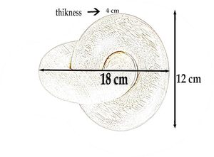 Décoration en nœud de bois Sculpture décorative en bois naturel artisanale - Product Image 5