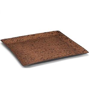 Plateau à feuilles en métal sur mesure, fait à la main, Table à manger Antique, plateau de service du désert, plateau de service du café et du thé - Product Image 5