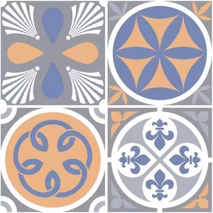 400x400mm Azulejo de cerámica marroquí rústico Azulejo decorativo 40x40cm Baldosas de cerámica - Product Image 1