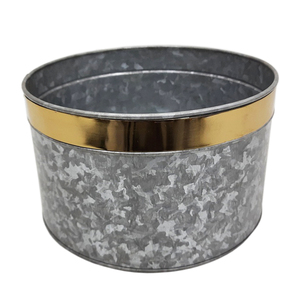 Jardinière ronde en métal de meilleure qualité Oxodise or pour mur sol intérieur extérieur maison et jardin décorations pots personnalisés faits à la main - Product Image 4