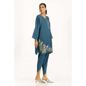 ชุดเซ็ตผ้าลินินปักลายแบบอาหรับ IUSTTS-1212 สำหรับฤดูร้อน - Product Image 1