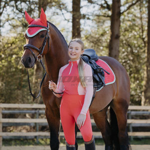 Pakistan หมวกไหมพรมมีหูสำหรับผู้ที่ชื่นชอบการขี่ม้าทำจากผ้าที่มีหูโครเชต์น้ำหนักเบาระบายอากาศได้ดี - Product Image 5