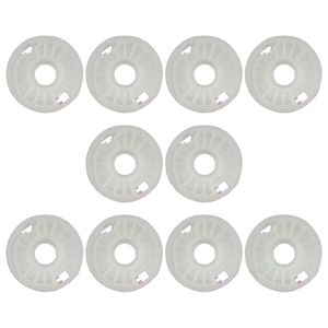 Paquete de 10 rodillos reguladores de ventana de puerta delantera para vehículos Volkswagen Touran Caddy 3 Audi A4 Skoda Octavia - Product Image 1