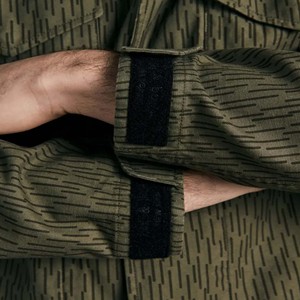 Lona personalizada bombardero PANA cuello cáñamo algodón camisa recortada trabajador trabajo hombres chaqueta cortavientos - Product Image 4