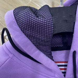 เสื้อกันหนาวมีฮู้ดสำหรับผู้ชายเสื้อมีฮู้ดใส่ได้ทั้งชายและหญิงเสื้อมีฮู้ดปักโลโก้แบบกำหนดเอง - Product Image 3