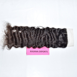 Vente en gros 6*6 Fermeture et machine double trame Traitement indien Cheveux bruts pas cher Beige couleur naturelle tissage Extensions de cheveux humains - Product Image 6