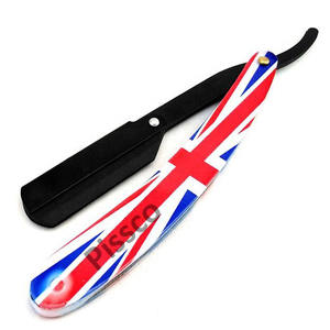 Couteau de barbier pliant pour rasage, rasoir droit pour la coupe de la barbe, fabriqué par Pissco Pakistan - Product Image 1