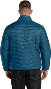Veste d'hiver légère pour hommes Style bouffant manteau à capuche matelassé imperméable coupe-vent isolé chaud thermique teint en usine - Product Image 5