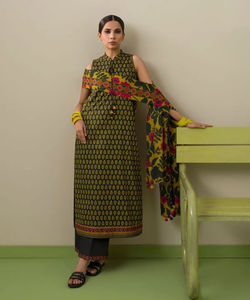 Nueva llegada elegante pesado bordado césped y vestido de algodón para las mujeres colección señoras Shalwar Kameez trajes servicio OEM - Product Image 6