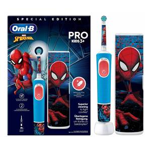 Cepillo de Dientes Eléctrico PRO KIDS Spiderman Azul y Rojo 8006540773390, Cepillo para el Cabello para Niños - Product Image 3