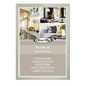 Cadre d'affichage en bois flotté fait main 68 x 98 cm en bambou et pin avec impression par sublimation sur métal pour photos - Product Image 2