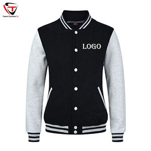 Chaquetas Varsity de Lana con Letras Universitarias Deportivas Personalizadas de Alta Calidad y Última Moda, Chaquetas de Béisbol Blancas para Hombre al por Mayor - Product Image 2