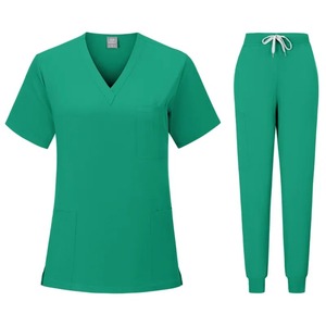 High Quality Wholesale Spandex Woven <b>Scrub</b> Nursing Uniform / Summer Medical <b>Scrubs</b> <b>Set</b> / Hospital <b>Scrubs</b> with Needle Detection - Product Image 5