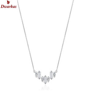 Nouvelle tendance 925 argent Sterling Zircon multi-brins collier pendentif longue chaîne de créateur Simple élégant mariages cadeaux - Product Image 1