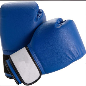 Gants de boxe en cuir de haute qualité avec logo personnalisé imprimé, sangle réglable, design à lacets qui brillent dans le noir, utilisation quotidienne, séchage rapide - Product Image 5