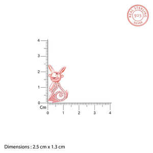 Rose Gold <b>Rabbit</b> Pendant with Link Chain Elegant Fine Jewelry Charms Stylish Necklace Perfect <b>Gift</b> for Women Birthday or Party - Product Image 6