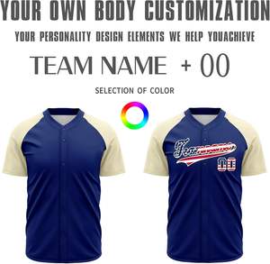 Camiseta de Béisbol de Poliéster Ligero Personalizada OEM ODM con Cuello en V para Verano, de Secado Rápido y Transpirable para Equipos Deportivos - Product Image 3