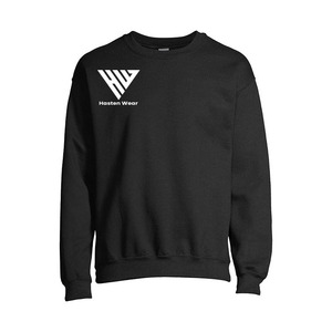 Wholesale Private Custom Logo Men's High Quality Hoodie Sweatshirt 100% Cotton O-<b>Neck</b> Puff Oversized Unisex Slim Fit Blank - Product Image 1