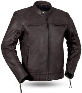 Blouson en cuir pour moto Cafe racer, veste de luxe exotique imperméable, fabricant OEM/ODM - Product Image 5