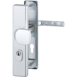 HOPPE Schutzgarnitur London 61G/2222ZA/2210/113 Aluminium F1 72 mm 37-47 mm <b>Storage</b> <b>Lockers</b> for 37-47 mm Door Thickness - Product Image 1