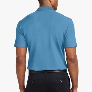 Caliente verano UV protección hombres Golf Polo camiseta Color sólido cómodo caballeros Polo camisetas - Product Image 5