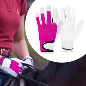 Guantes de Equitación de Cuero al por Mayor, Guantes de Invierno Antideslizantes y Transpirables para Entrenamiento Profesional - Product Image 2