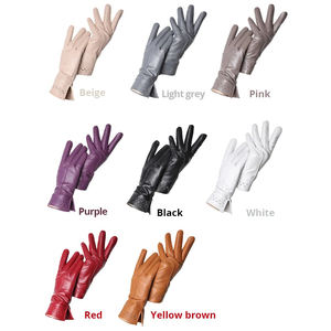 Gants en coton pour femmes, automne-hiver, chauds, doublés de polaire à double couche, épais, mignons, thermiques, coupe-vent, compatibles avec les écrans tactiles, pour le cyclisme - Product Image 5