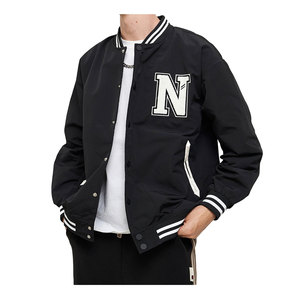 Chaqueta de Béisbol Universitaria Personalizada y Elegante para Hombre, Diseño con Logotipo del Equipo, Número Impreso en Lona, Ofrece Colores, Chaqueta de Invierno - Product Image 6
