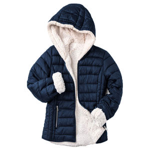 <b>Men's</b> Trending <b>Sherpa</b> Lined Winter <b>Jacket</b> Outdoor Waterproof Warm Bubble Coats High Street Style Quilted <b>Fleece</b> Puffer - Product Image 4