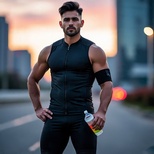 <b>Men</b> Gym Fitness Wear <b>Vest</b> Eco-Friendly Gym Tank Tops Running Singlet Muscle Athletic Shirts Sleeveless Workout <b>Men</b> Gym <b>Vest</b> Top - Product Image 4