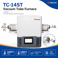 Four à tube sous vide numérique programmable pour laboratoire de frittage 1400°C avec tube en quartz, contrôle de précision 1C et protection de sécurité